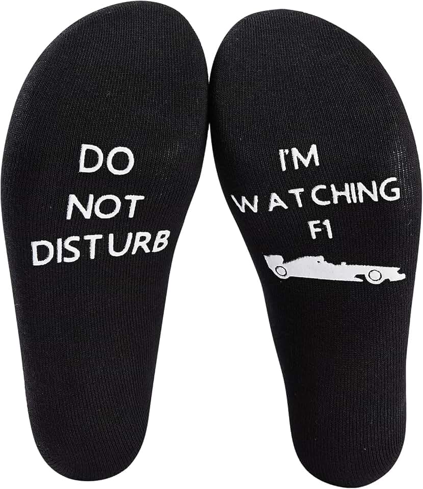 I'm Watching F1 Socks, Racing Car Novelty Gift