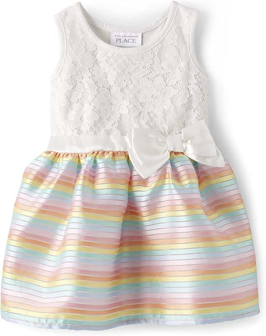 Toddler Girls Sleeveless Fashion Dress 5T