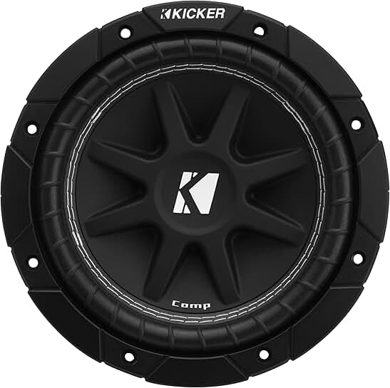 8-inch 4-ohm subwoofer with single voice coil