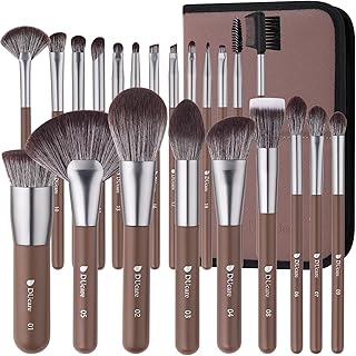 22-Piece Professional Makeup Brush Set with Case