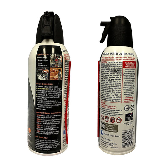 Falcon Professional Electronics Compressed Air Duster, 12 oz (12 Pack)
