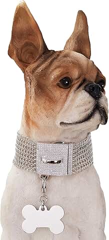 Dog Chain Necklace with CZ, 26-inch, Silver