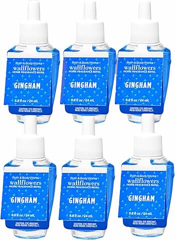 Six Gingham Wallflowers Fragrance Refills