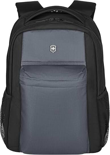 16-Inch Black and Grey Laptop Backpack