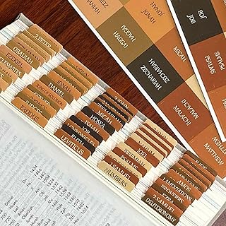 Large Print Laminated Bible Tabs for Easy Reading