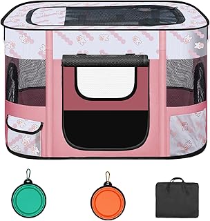 Foldable Indoor and Outdoor Dog Playpen