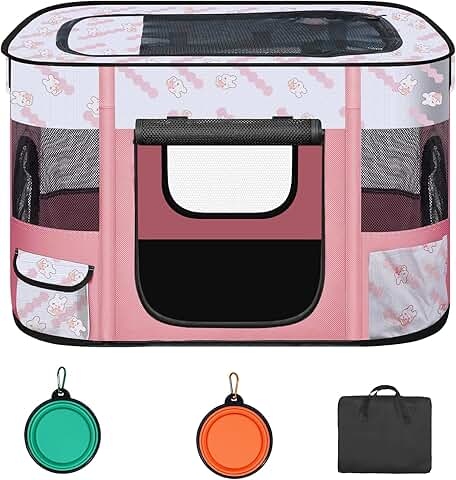 Foldable Indoor and Outdoor Dog Playpen