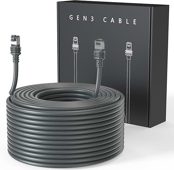 130ft Waterproof Satellite Starlink Extension Cable