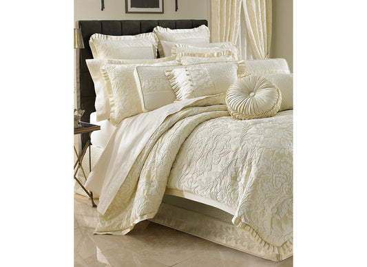 Maddison Cal King 3Pc. Duvet Set, Ivory, 110X96