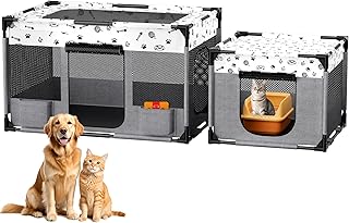 Portable Cat and Dog Playpen for Indoor and Outdoor Use