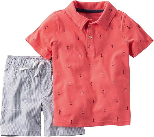 Baby boys' 2-piece printed set