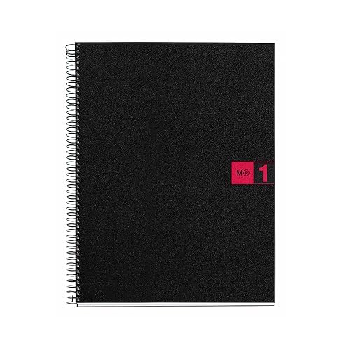 Red college ruled spiral notebook, 80 sheets