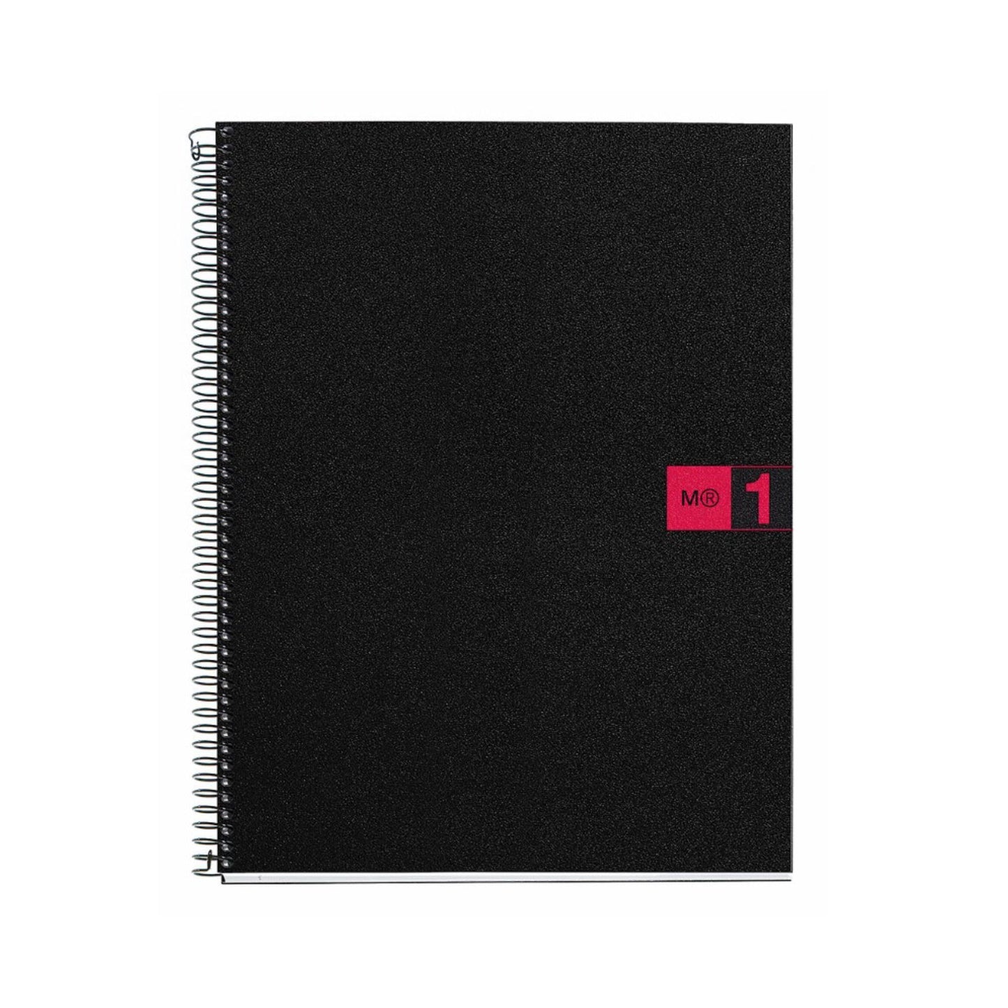 Red college ruled spiral notebook, 80 sheets