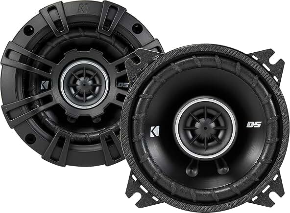 Pair of 4-Inch Coaxial Speakers