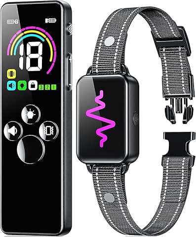 Dog Training Collar with Remote and Waterproof Design