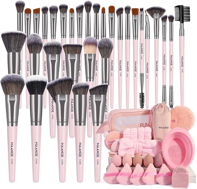 54-Piece Multi-Functional Makeup Brush Set for Women