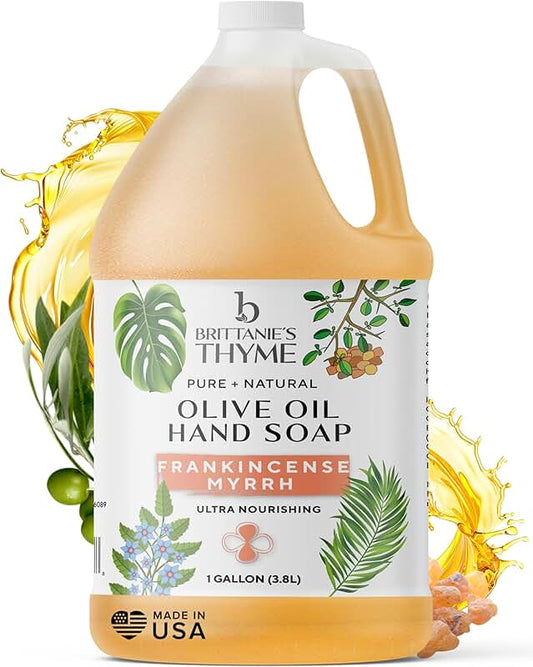 Organic Castile Liquid Olive Oil Soap Refill, Frankincense