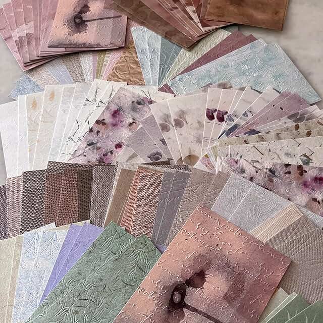 150 Sheets of Textured Paper for Journaling and Crafts