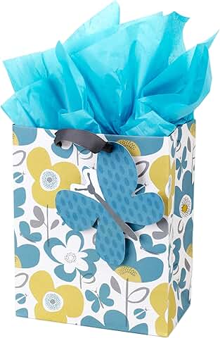 9-inch Gift Bag with Tissue Paper for Special Occasions