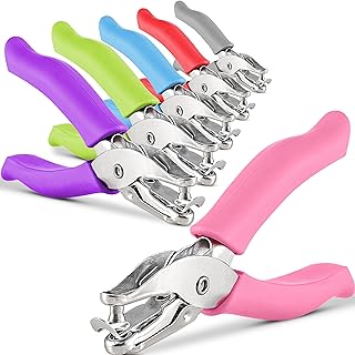 Heavy Duty Single Hole Paper Puncher Pack of 6