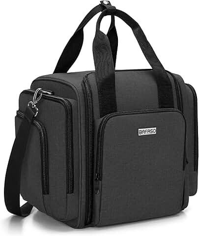 Travel Makeup and Hair Bag with Removable Pouches