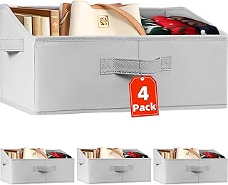 Large Collapsible Fabric Storage Bins for Clothes Toys and More