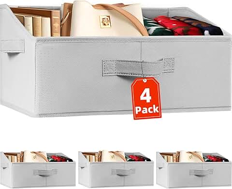 Large Collapsible Fabric Storage Bins for Clothes Toys and More