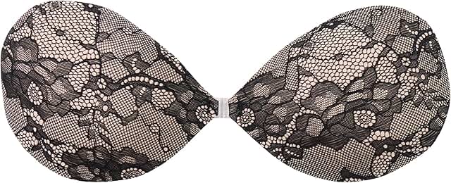 Women's Self-Adhesive Silicone Front-Closure Lace Bra
