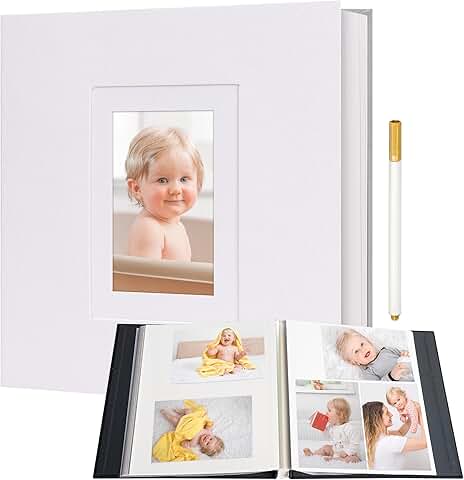Self-Adhesive Photo Album with 40 Pages for 2x3 to 8x10 Photos