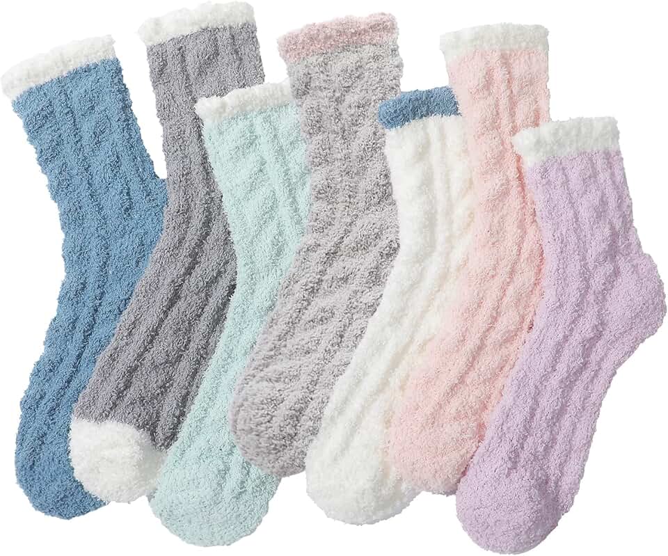 Warm and Cozy Fuzzy Socks for Women