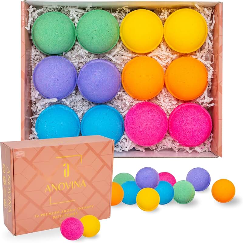 Handmade Natural Bath Bombs for Relaxation Gift