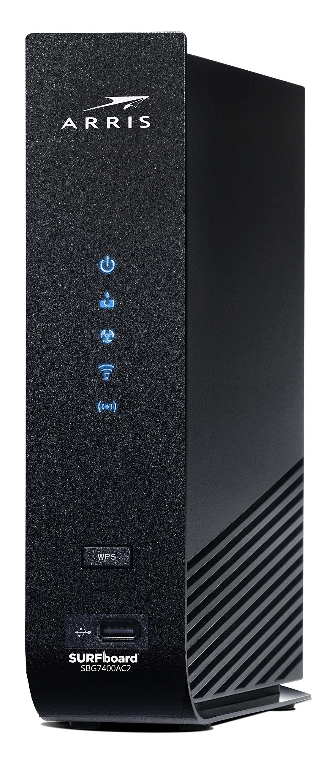 SURFboard SBG7400AC2 DOCSIS 3.0 Cable Modem & AC2350 Wi-Fi Router | Approved for Comcast Xfinity, Cox, Charter Spectrum & more | Four 1 Gbps Ports | 800 Mbps Max Internet Speeds 2 Year Warranty