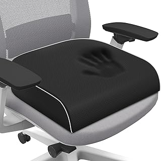 Large Memory Foam Cushion for Tailbone Pain Relief