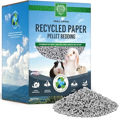 Recycled Paper Pellet Bedding for Small Pets 20lb