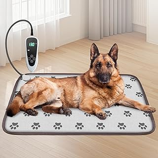 Large Waterproof Dog Heating Pad with Thermostat