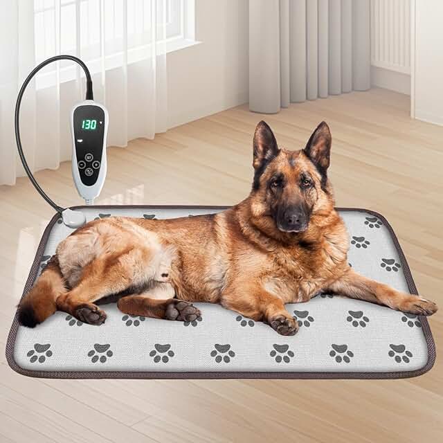 Large Waterproof Dog Heating Pad with Thermostat