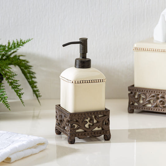 8.5in H Acanthus Soap Dispenser