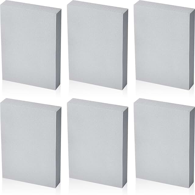 6 Foam Blocks for Crafting and Printing