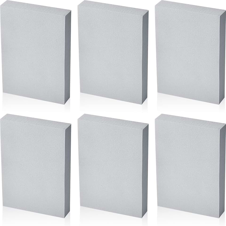 6 Foam Blocks for Crafting and Printing