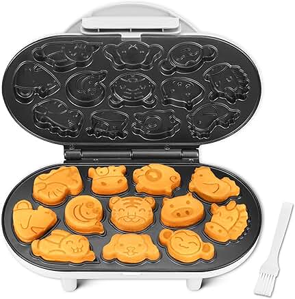 Mini Animal Waffle and Pancake Maker for Kids