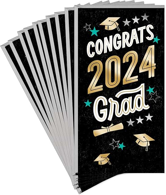 Graduation Money and Gift Card Holders, 10 Pack