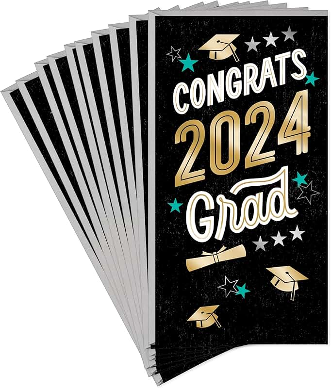 Graduation Money and Gift Card Holders, 10 Pack