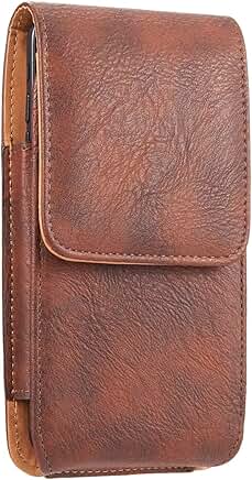 Leather Belt Loop Holster Case for iPhone 13 14 Pro and More