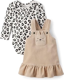 Baby Girls' Long Sleeve Top and Dress Set