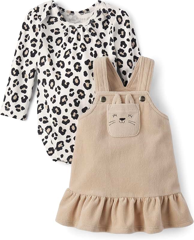 Baby Girls' Long Sleeve Top and Dress Set