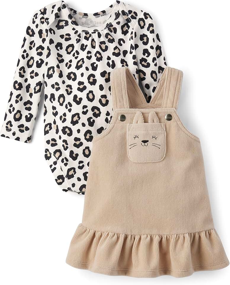 Baby Girls' Long Sleeve Top and Dress Set