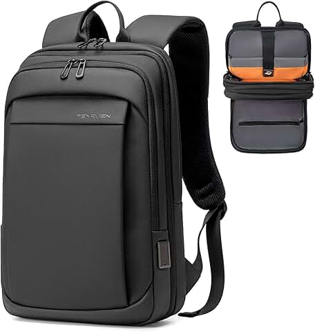 Water-Resistant Expandable Work Backpack for Men