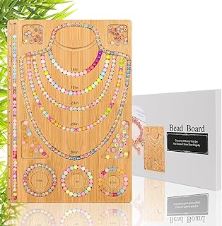 Wooden Bead Board for Jewelry Making with Box
