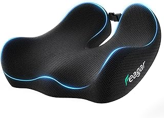 Extra Thick Memory Foam Seat Cushion for Sciatica and Tailbone Pain