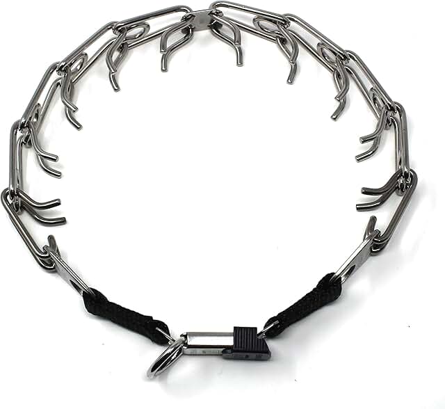 Stainless Steel Prong Dog Collar with Quick Release